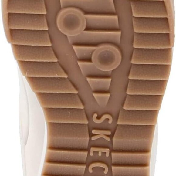 Women's Lace-Up Sneakers Off-White 7.5 Memory Foam Cushioned Retro Style - Picture 8 of 8